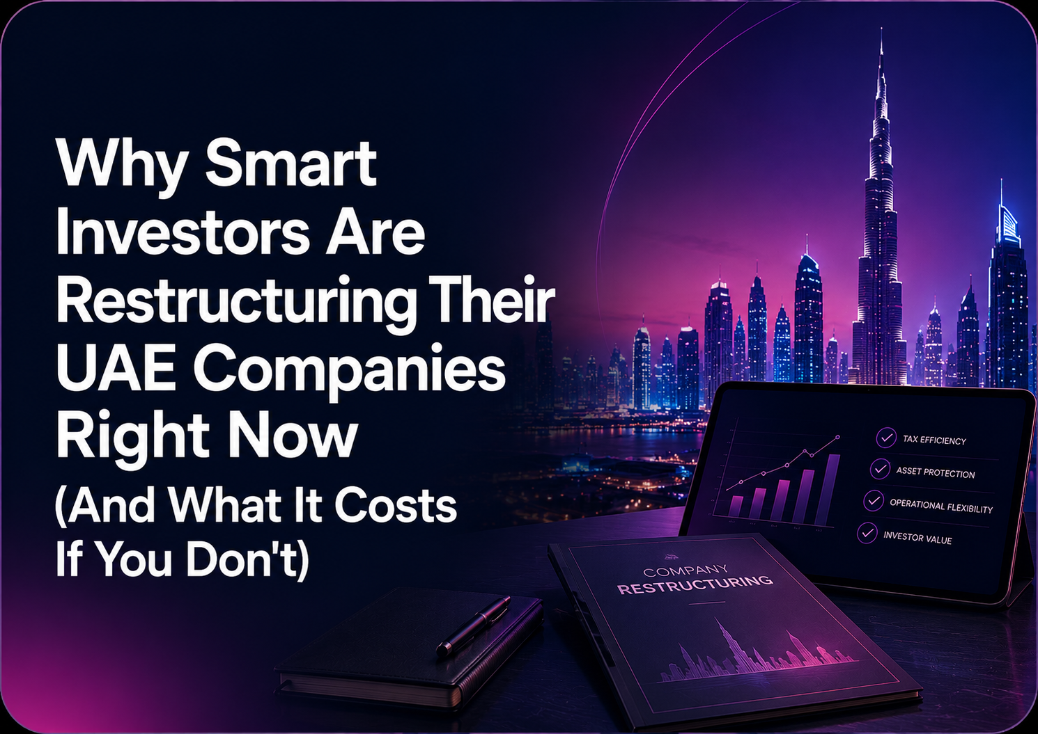 Why Smart Investors Are Restructuring Their UAE Companies Right Now (And What It Costs If You Don't)